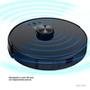 Robô Aspirador e Passa Pano KABUM! smart 700 - 5 Modos de Limpeza, Mapeamento a Laser 3D, Base de Carregamento - Bivolt - Preto - KBSF003