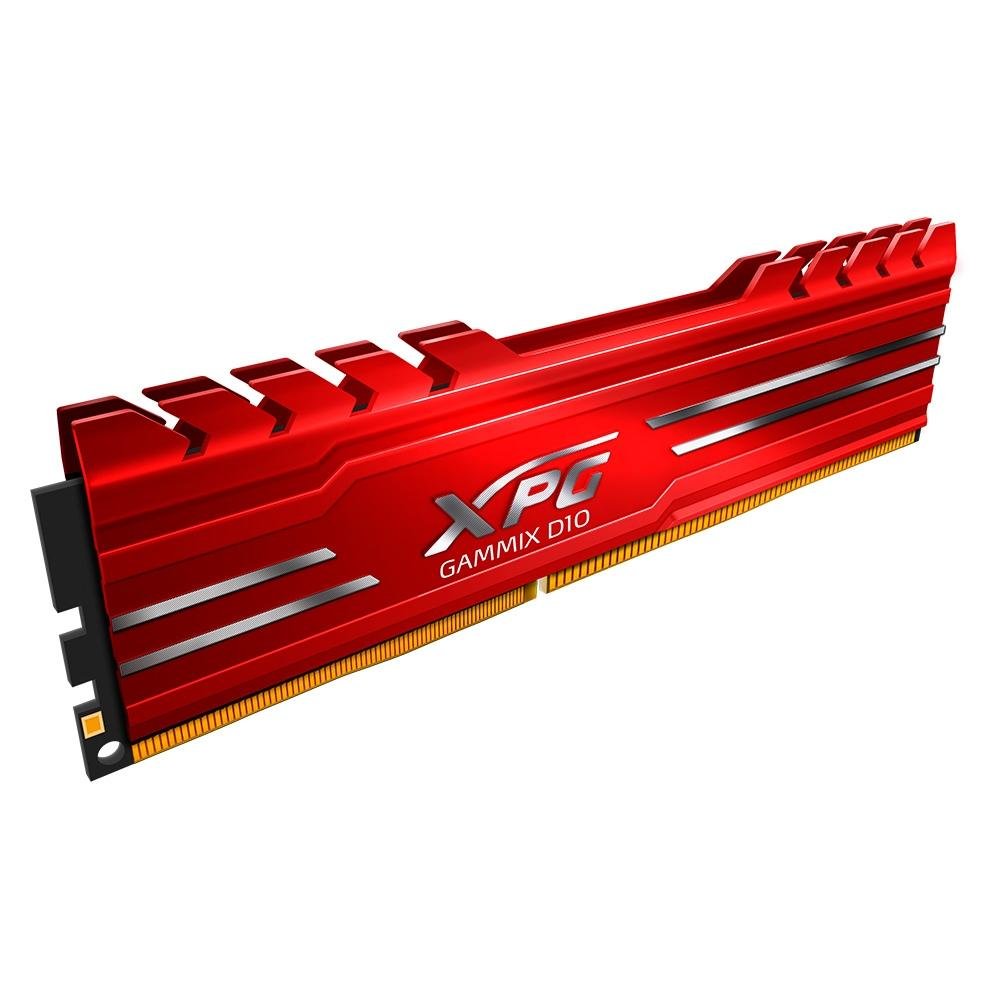 Imagem 3 de 4 do produto Memória RAM XPG Gammix D10, 8GB, 3200MHz, DDR4, CL16, Vermelho - AX4U32008G16A-SR10