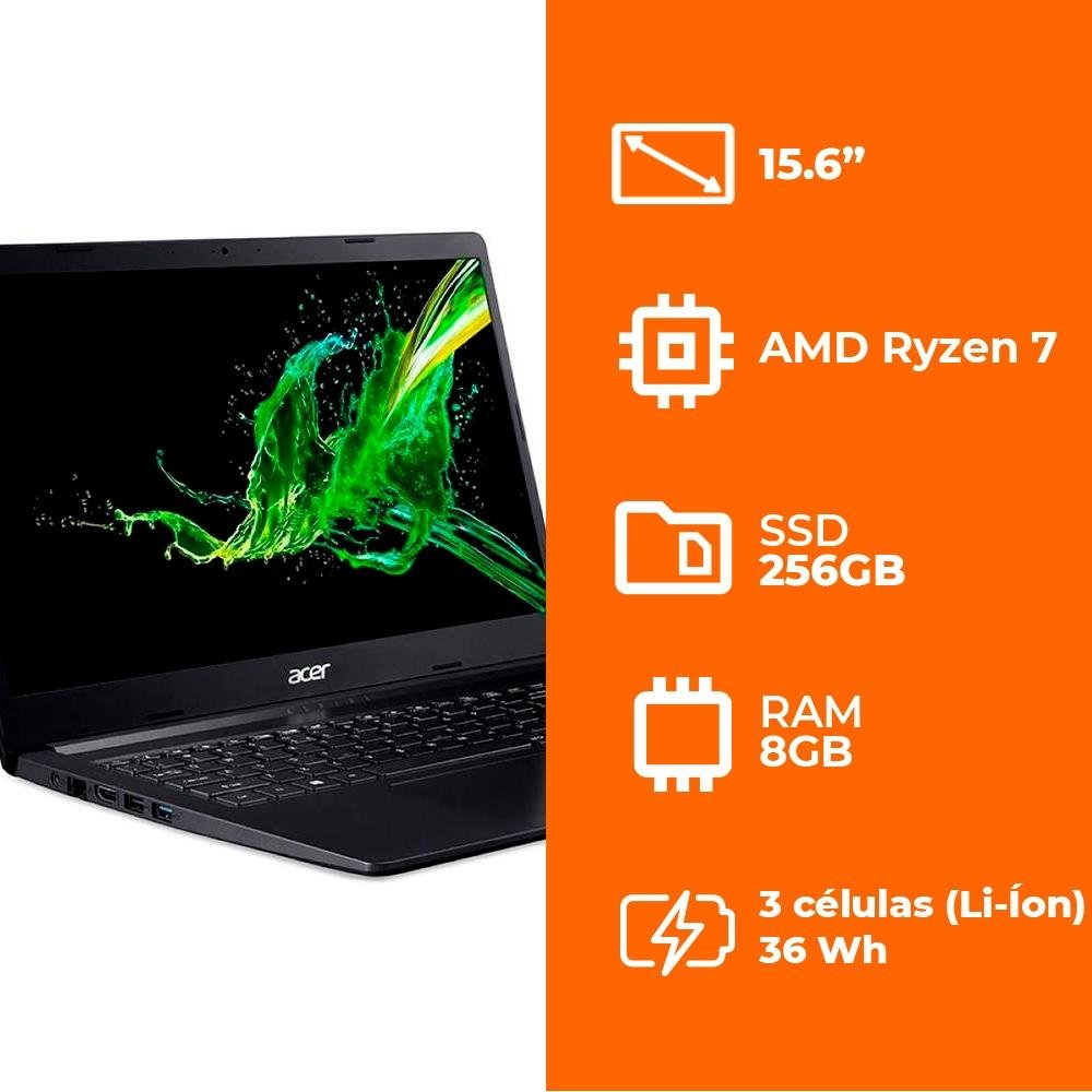 Notebook Acer Aspire 3 AMD Ryzen com SSD | KaBuM!