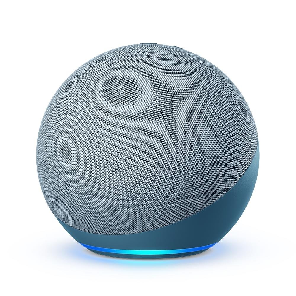 Echo 4ª Geração, Amazon, Azul e Alexa | KaBuM!