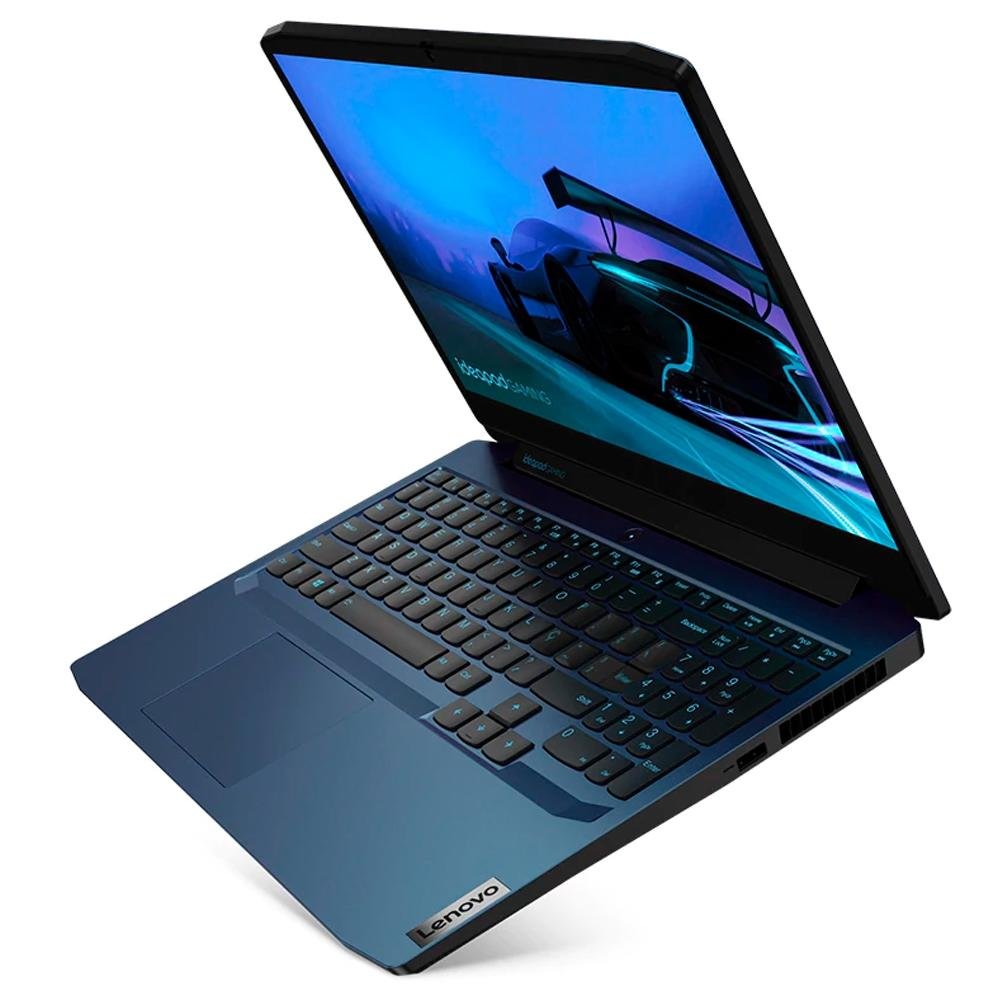 Imagem 3 de 7 do produto Notebook Gamer Lenovo Intel Core i7-10750H, NVIDIA GeForce GTX 1650 4GB, 8GB, 512GB SSD, 15.6", Windows 10 Home, Azul - 82CG0005BR
