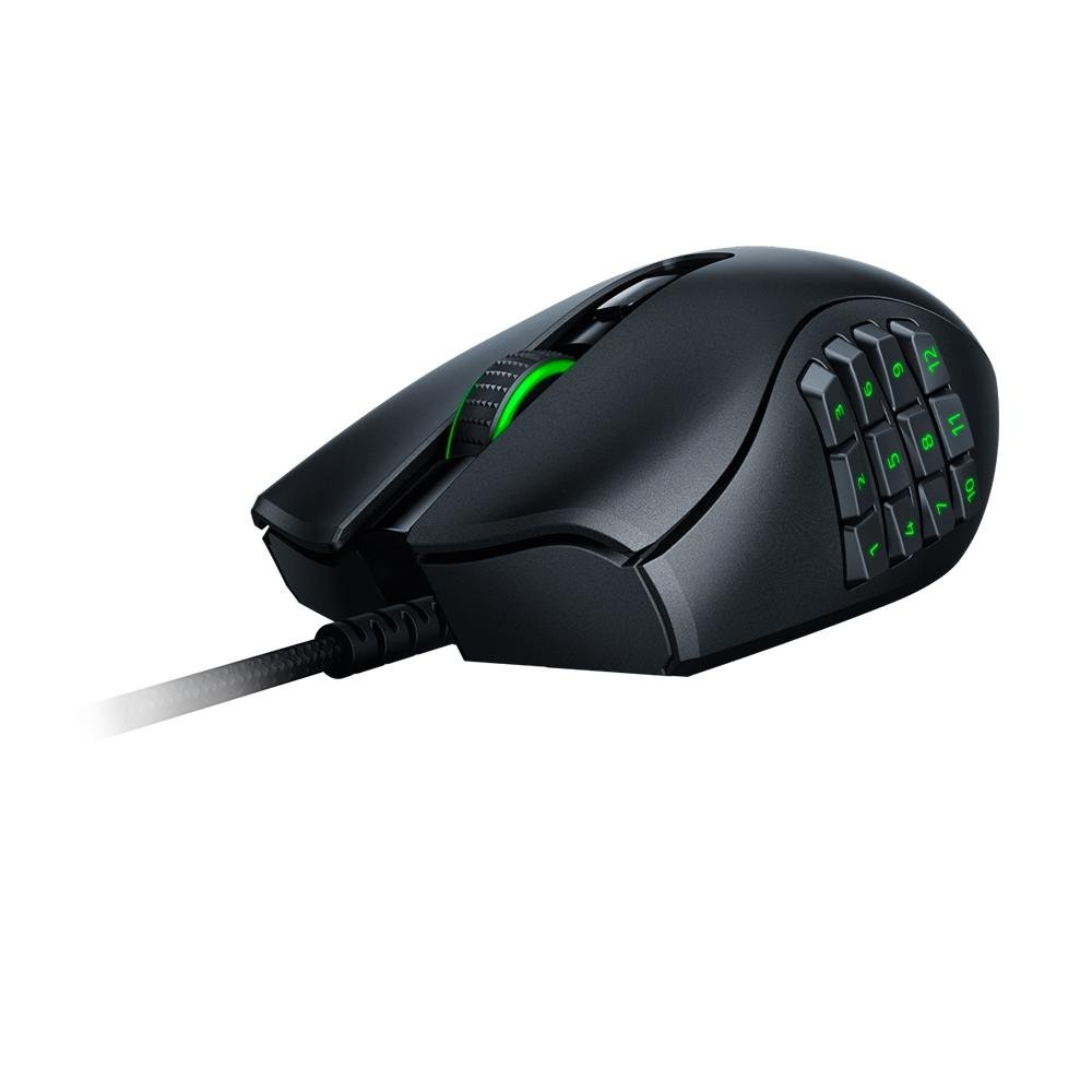 マウス・トラックボール RAZER naga X Mouse Gamer Razer Naga X, Chroma, 18000DPI, 16 Botões, Switch