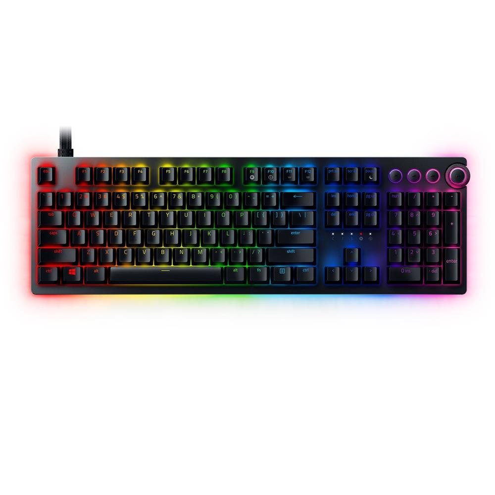 Teclado Óptico Mecânico Gamer Razer Huntsman V2, Chroma RGB, Razer