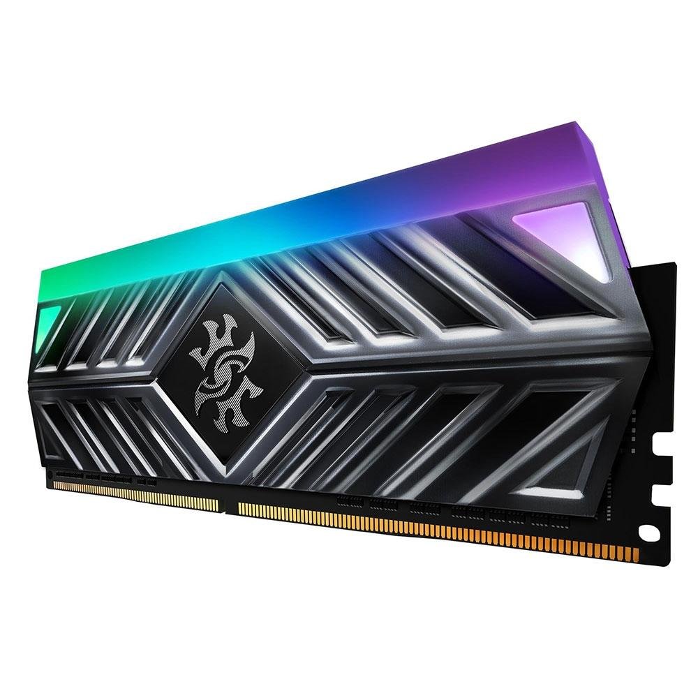 Memória XPG Spectrix D41, 8GB, 3200MHz, DDR4, RGB, CL 16, Cinza - AX4U32008G16A-ST41 - view 2