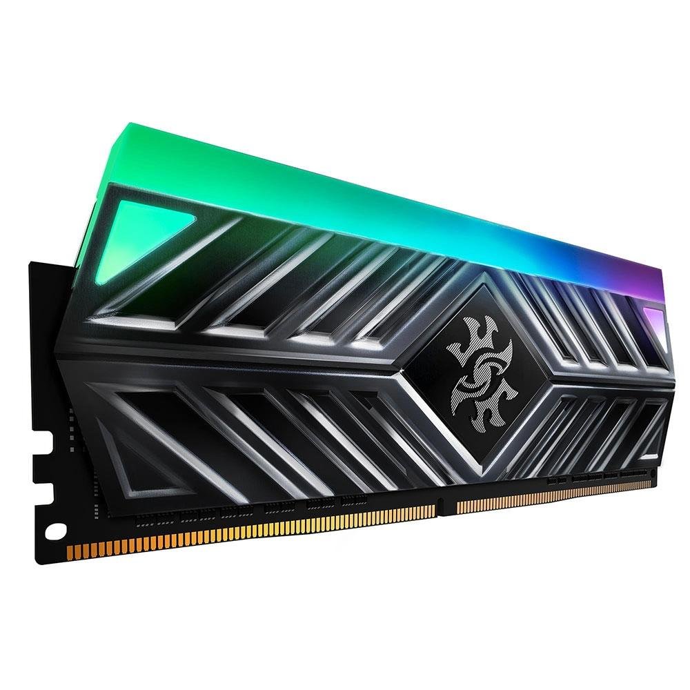 Memória XPG Spectrix D41, 8GB, 3200MHz, DDR4, RGB, CL 16, Cinza - AX4U32008G16A-ST41 - view 3