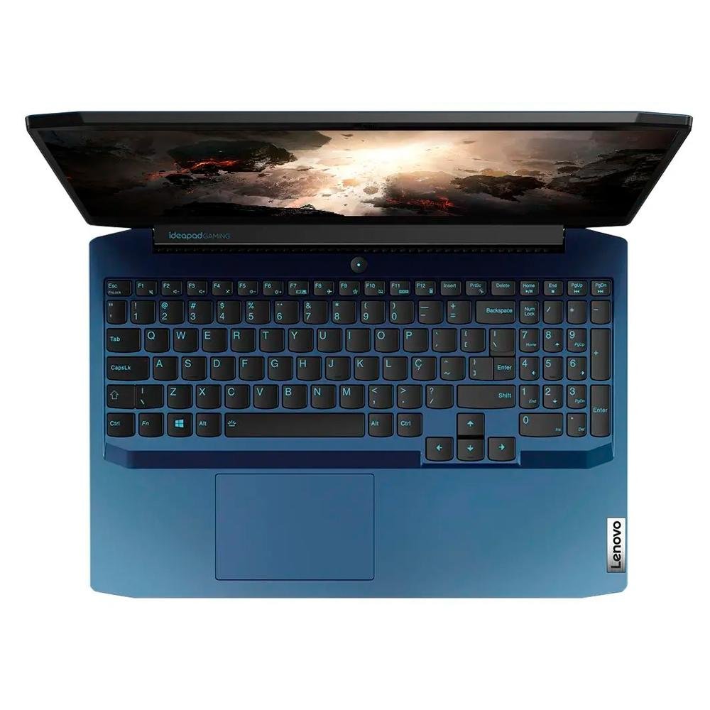 Notebook Gamer Lenovo IdeaPad Gaming 3i Intel Core i5-10300H, GeForce GTX 1650, 8GB RAM, SSD 256GB, 15.6" FHD, Linux, Azul - 82CGS00100 Notebook Gamer Lenovo IdeaPad Gaming 3i Intel Core i5-10300H, GeForce GTX 1650, 8GB RAM, SSD 256GB, 15.6" FHD, Linux, Azul - 82CGS00100