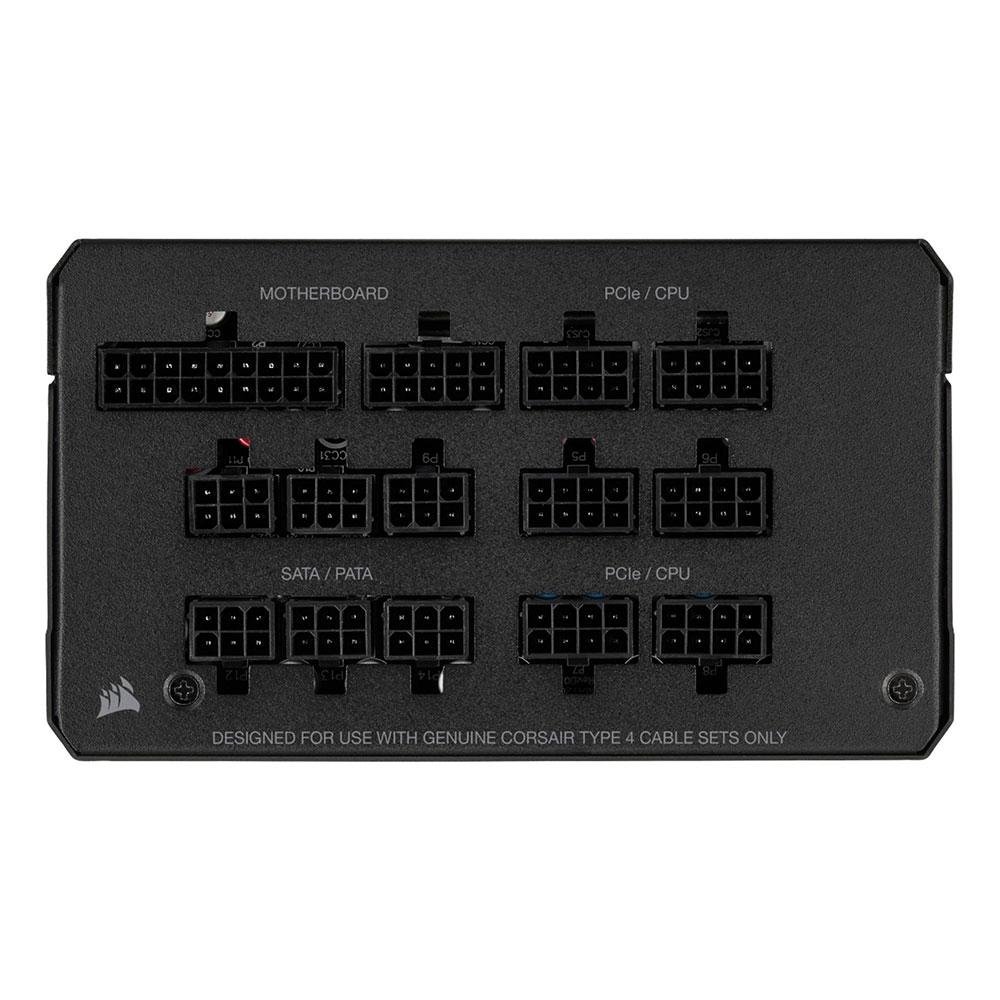 Fonte Corsair RM1000X, 1000W, 80 Plus Gold, Modular, Preto - CP