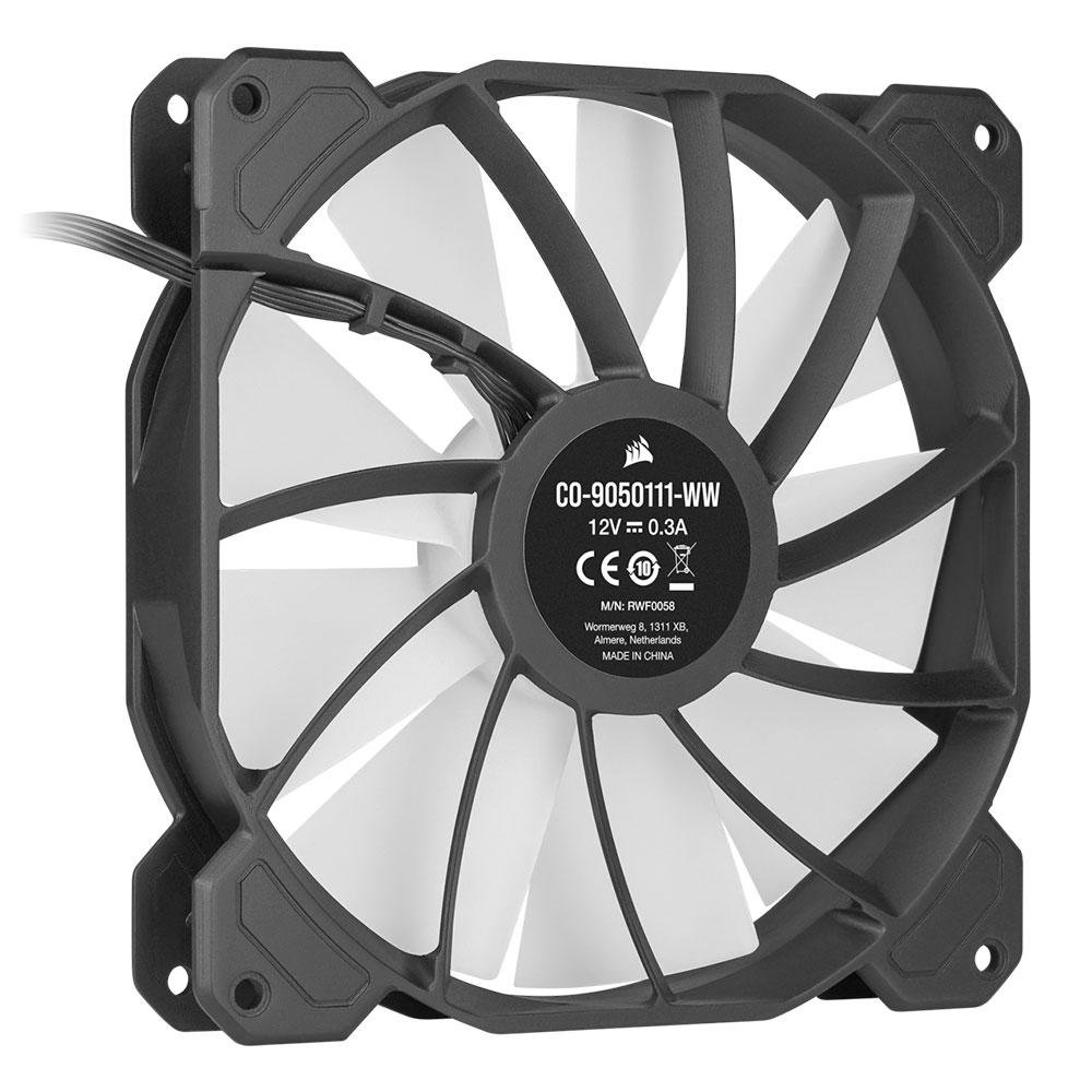 Imagem 5 de 7 do produto Kit Com 2 Ventoinhas Corsair iCUE SP140 Elite Performance, 140mm, RGB, Preto - CO-9050111-WW
