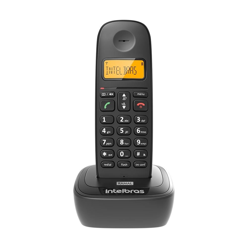 Ramal Adicional Para Telefone Intelbras TS 2511, Sem Fio, com Identificador de Chamada e Função Não Perturbe, Preto - 4122511 Ramal Adicional Para Telefone Intelbras TS 2511, Sem Fio, com Identificador de Chamada e Função Não Perturbe, Preto - 4122511