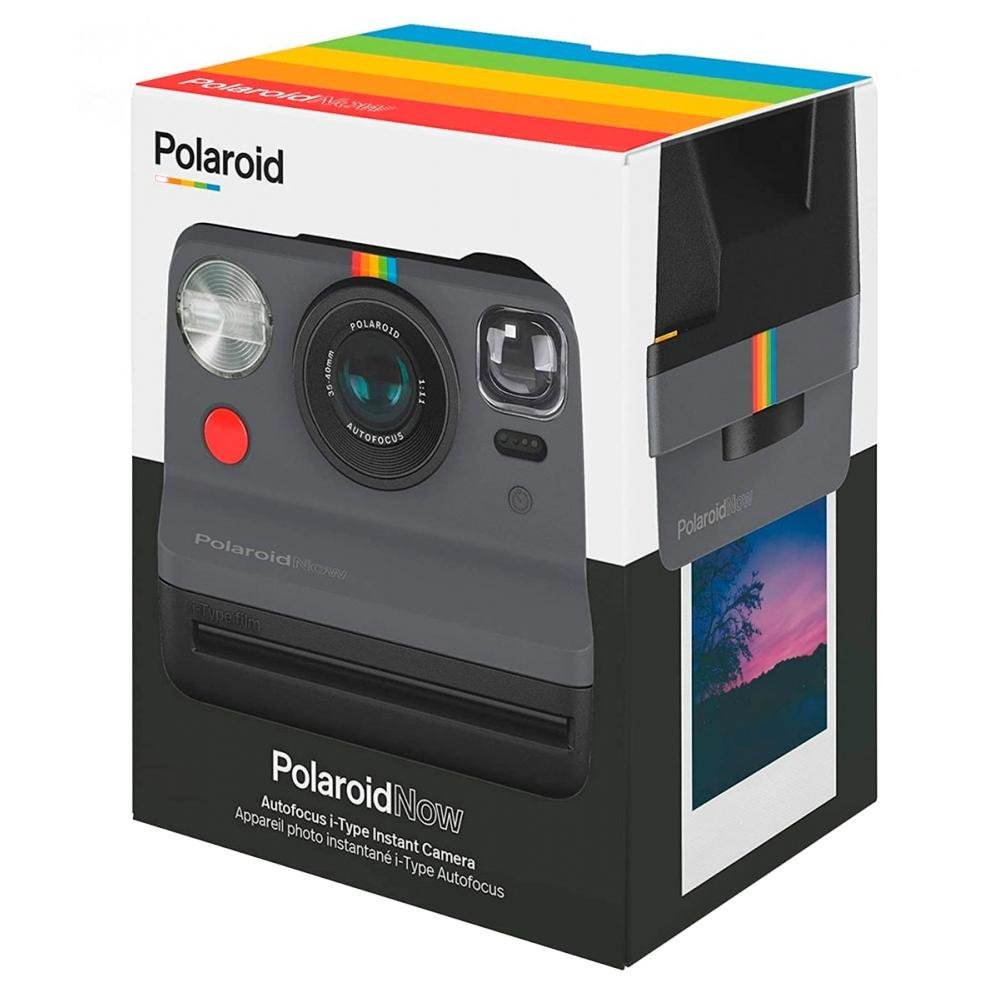 Câmera Fotográfica Polaroid Now com Impressão Instantânea, Preto