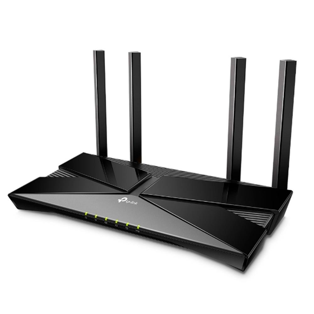 Roteador Tp-Link Archer AX50 WiFi 6 Dual Band Gigabyte AX3000, 2402Mbps em 5Ghz, Quatro Antenas, Preto - ARCHER AX50 Roteador Tp-Link Archer AX50 WiFi 6 Dual Band Gigabyte AX3000, 2402Mbps em 5Ghz, Quatro Antenas, Preto - ARCHER AX50