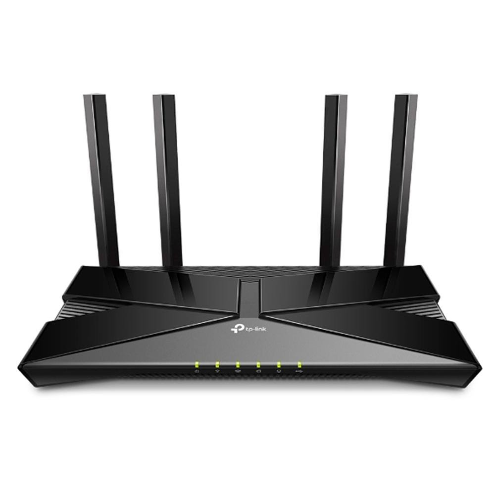 Roteador Tp-Link Archer AX50 WiFi 6 Dual Band Gigabyte AX3000, 2402Mbps em 5Ghz, Quatro Antenas, Preto - ARCHER AX50 Roteador Tp-Link Archer AX50 WiFi 6 Dual Band Gigabyte AX3000, 2402Mbps em 5Ghz, Quatro Antenas, Preto - ARCHER AX50