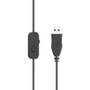Headset Trust Over-Ear, Conexão USB, Driver 40mm, Cabo de 2m com Controle de Volume, Preto - 24132
