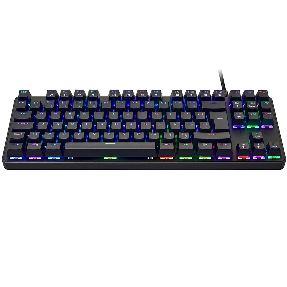 Teclado Mecânico Gamer Husky Gaming Snow, TKL, RGB, Switch Outemu Brown - HGMO010 Teclado Mecânico Gamer Husky Gaming Snow, TKL, RGB, Switch Outemu Brown - HGMO010