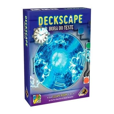 Deckscape: Hora do Teste, Galápagos Jogos Será que vocês serão capazes de desvendar esse mistério e resolver os enigmas especiais da sala a tempo? H