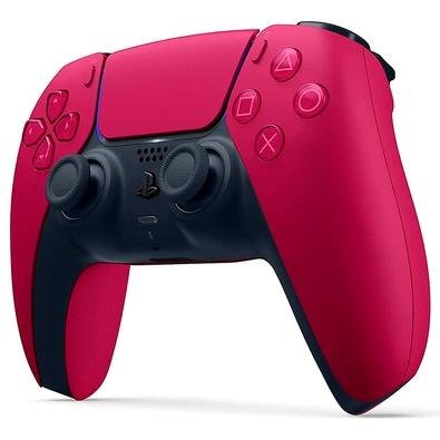 Controle sem fio DualSense PS5 Sony Cosmic Red CFI-ZCT1W em