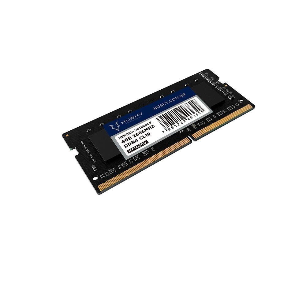 Imagem 5 de 5 do produto Memória Para Notebook RAM Husky Technologies, 4GB, 2666MHz, DDR4, CL19 - HTCQ000