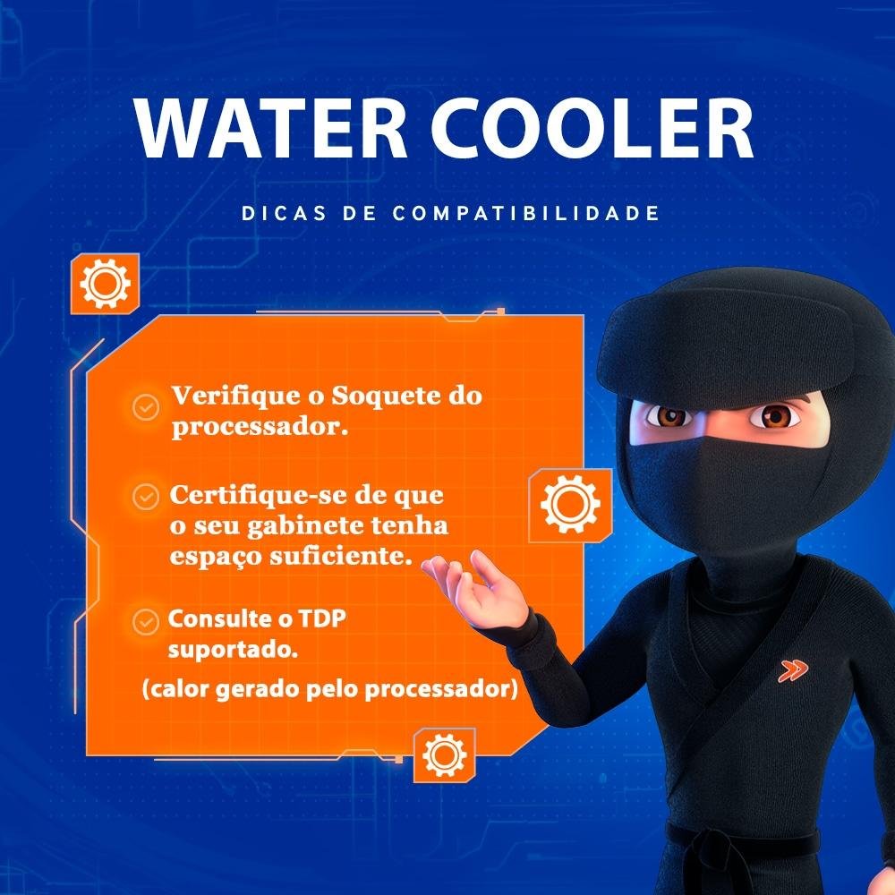 Water Cooler Corsair H100 RGB, 240mm, AMD/Intel, Preto - CW-9060053-WW
