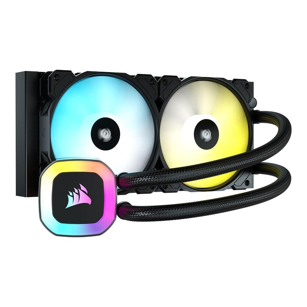 Water Cooler para CPU H100 RGB de 240mm KaBuM!