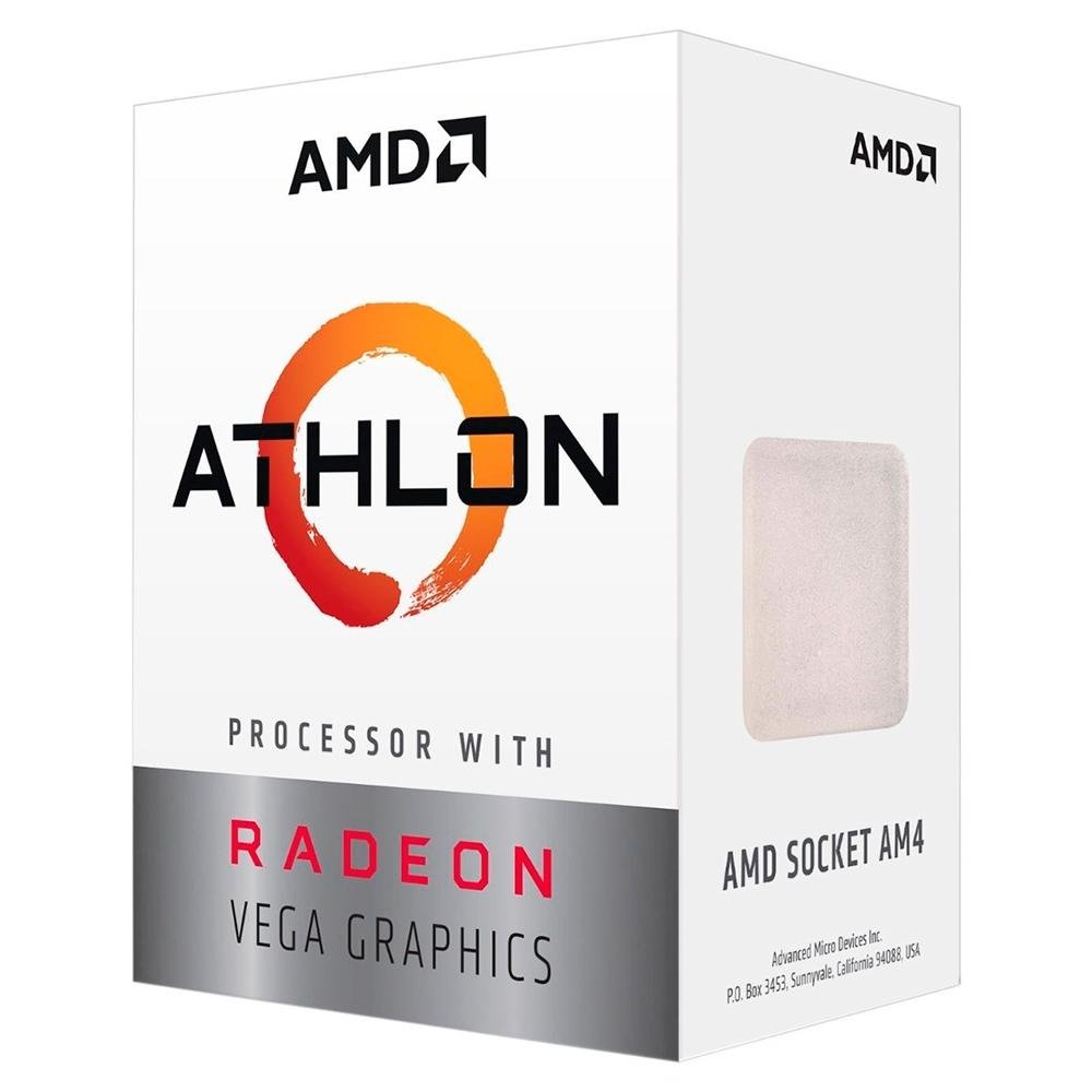 Imagem 3 de 4 do produto Processador AMD Athlon 3000G Two Core, Cache 5MB, 3500MHz, AM4 - YD3000C6FBBOX