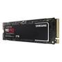 SSD Samsung 980 PRO Series NVMe, 2TB, M.2 2280, PCIe 4.0x4, Leitura: 7000MB/s e 5000MB/s, Preto - MZ-V8P2T0B