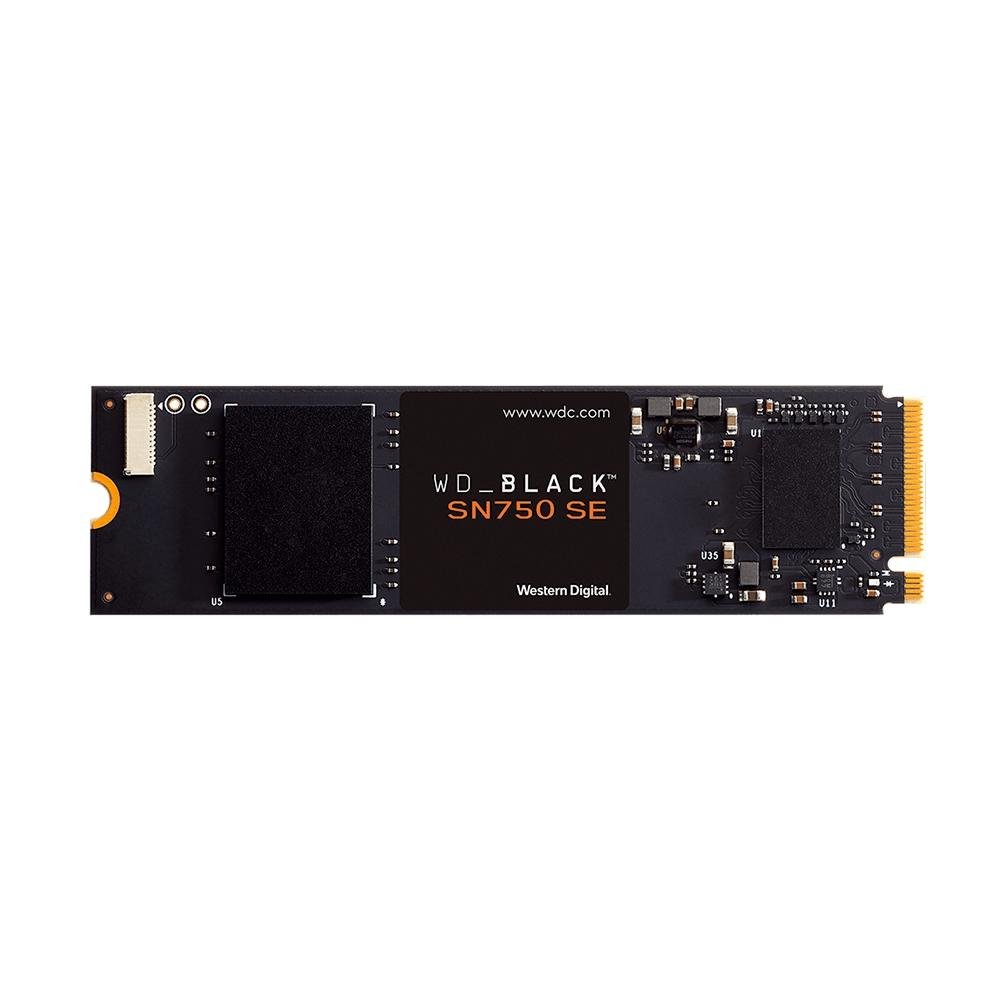 SSD WD Black SN750 SE, 250GB, M.2, NVMe, PCIe Gen4, Leitura 3200MB/s Gravação 1000MB/s, Preto - WDS250G1B0E SSD WD Black SN750 SE, 250GB, M.2, NVMe, PCIe Gen4, Leitura 3200MB/s Gravação 1000MB/s, Preto - WDS250G1B0E