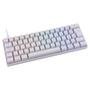 Teclado Mecânico Gamer Husky Blizzard, 60%, RGB, Switch Gateron Brown, ABNT2, Branco - HTG001BRMA