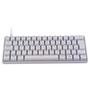 Teclado Mecânico Gamer Husky Blizzard, 60%, RGB, Switch Gateron Brown, ABNT2, Branco - HTG001BRMA