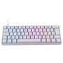 Teclado Mecânico Gamer Husky Blizzard, 60%, RGB, Switch Gateron Brown, ABNT2, Branco - HTG001BRMA