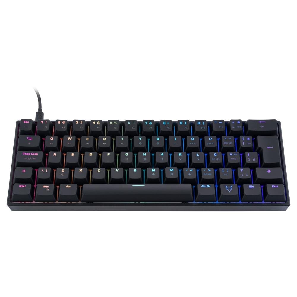 Teclado Mecânico Gamer Husky 60% RGB | KaBuM!