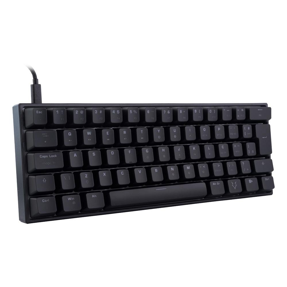 Imagem 3 de 5 do produto Teclado Mecânico Gamer Husky Blizzard, 60%, RGB, Switch Gateron Brown, ABNT2, Preto - HTG001PTMA