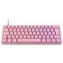 Teclado Mecânico Gamer Husky Gaming Blizzard, 60%, RGB, Switch Gateron Blue, ABNT2, Rosa - HGMO026