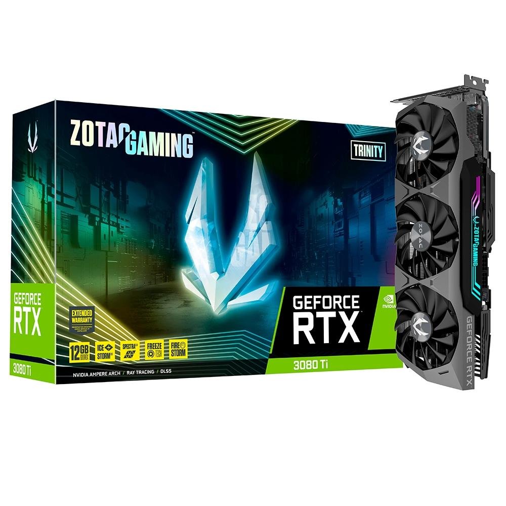 グラフィックボード・グラボ・ビデオカード ZOTAC RTX 3080 Ti Trinity OC Placa de vídeo Zotac GeForce RTX 3080 Ti | KaBuM!