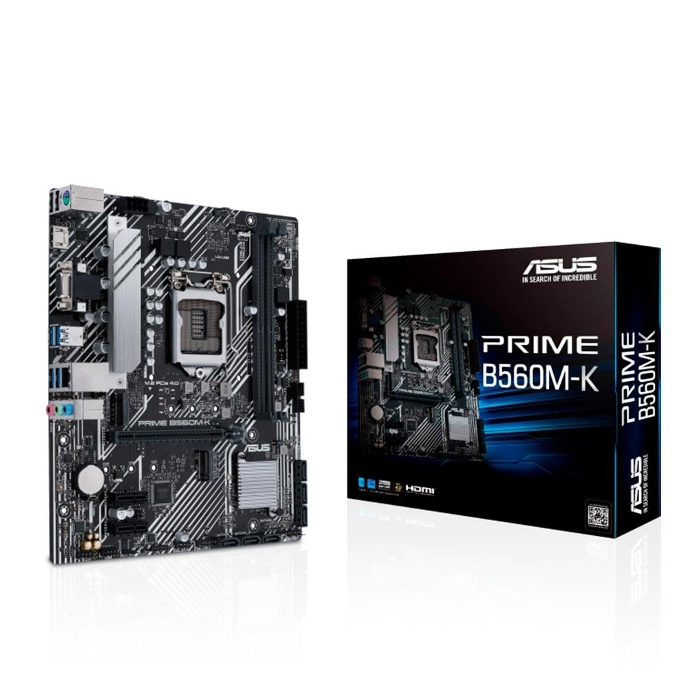 Placa Mãe Asus Prime B560M-K, Intel B560 LGA1200, mATX, DDR4 | KaBuM!