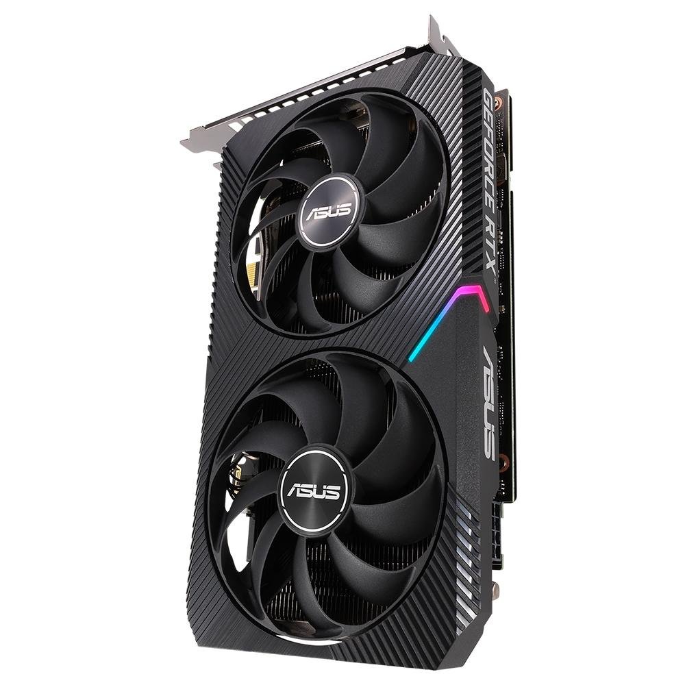 Placa de Vídeo RTX 3060 Asus Dual O12G V2 NVIDIA GeForce, 12GB GDDR6, LHR, DLSS, Ray Tracing - DUAL-RTX3060-O12G-V2 Placa de Vídeo RTX 3060 Asus Dual O12G V2 NVIDIA GeForce, 12GB GDDR6, LHR, DLSS, Ray Tracing - DUAL-RTX3060-O12G-V2