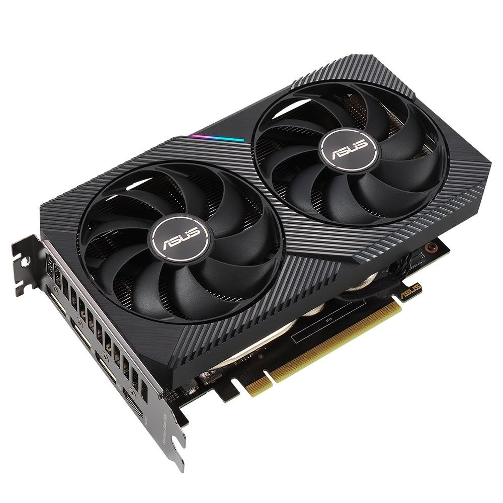 Imagem 10 de 15 do produto Placa de Vídeo RTX 3060 Asus Dual O12G V2 NVIDIA GeForce, 12GB GDDR6, LHR, DLSS, Ray Tracing - DUAL-RTX3060-O12G-V2