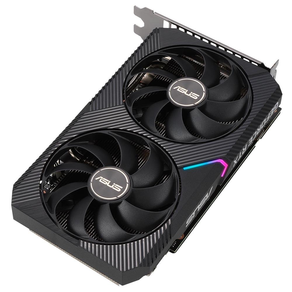 Imagem 11 de 15 do produto Placa de Vídeo RTX 3060 Asus Dual O12G V2 NVIDIA GeForce, 12GB GDDR6, LHR, DLSS, Ray Tracing - DUAL-RTX3060-O12G-V2
