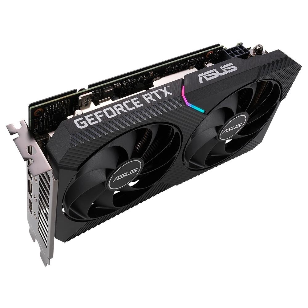 Imagem 14 de 15 do produto Placa de Vídeo RTX 3060 Asus Dual O12G V2 NVIDIA GeForce, 12GB GDDR6, LHR, DLSS, Ray Tracing - DUAL-RTX3060-O12G-V2