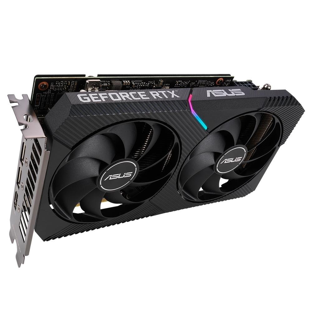 Imagem 15 de 15 do produto Placa de Vídeo RTX 3060 Asus Dual O12G V2 NVIDIA GeForce, 12GB GDDR6, LHR, DLSS, Ray Tracing - DUAL-RTX3060-O12G-V2