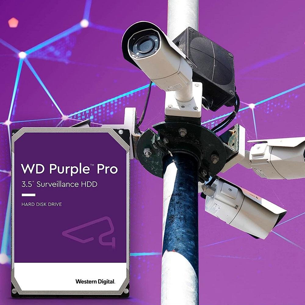 HD WD Purple Pro 10TB 3.5´, 7200RPM, SATA | KaBuM!