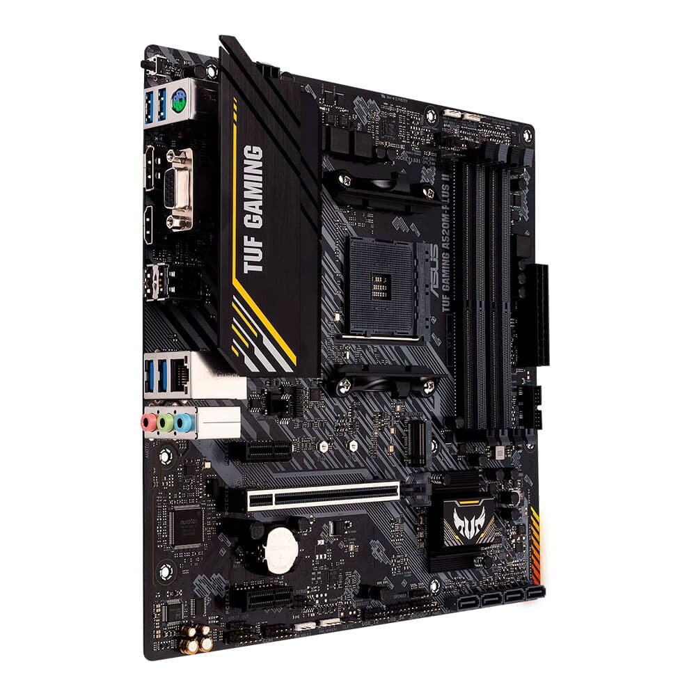 Placa-Mãe ASUS TUF GAMING A520M-PLUS II, AMD AM4, mATX, DDR4, Preto - 90MB17G0-M0EAY0 8
