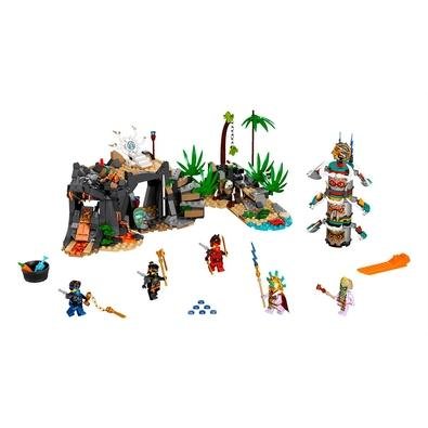 LEGO Ninjago - Aldeia dos Guardiões Os fãs de ninja que amam ação adorarão recriar cenas da série de TV LEGO NINJAGO com o conjunto Vila dos Guardiões