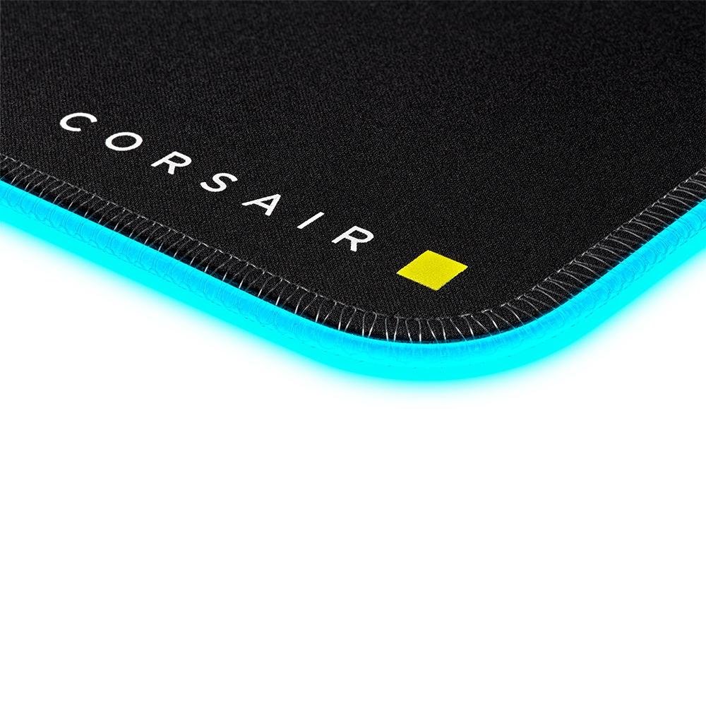Imagem 5 de 10 do produto Mousepad Gamer Corsair MM700, RGB, Extra Grande (930x400mm), Preto - CH-9417070-WW