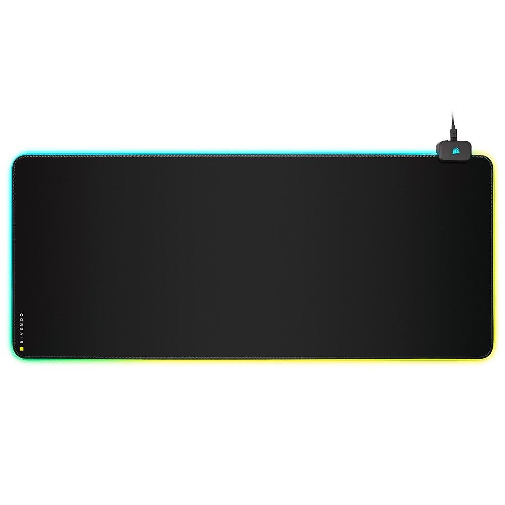 Imagem 4 de 10 do produto Mousepad Gamer Corsair MM700, RGB, Extra Grande (930x400mm), Preto - CH-9417070-WW