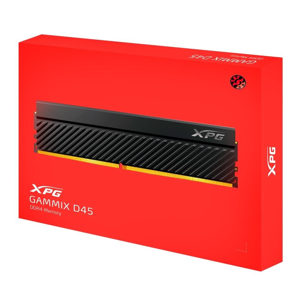 Memória XPG Gammix D45, 16GB (2x8GB), 3200MHz, DDR4, CL16, Preto