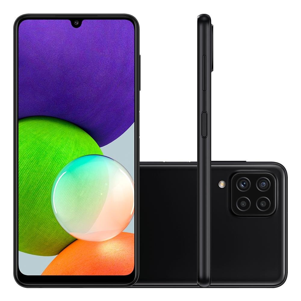Samsung Galaxy A22, 128GB, Preto, 6.4