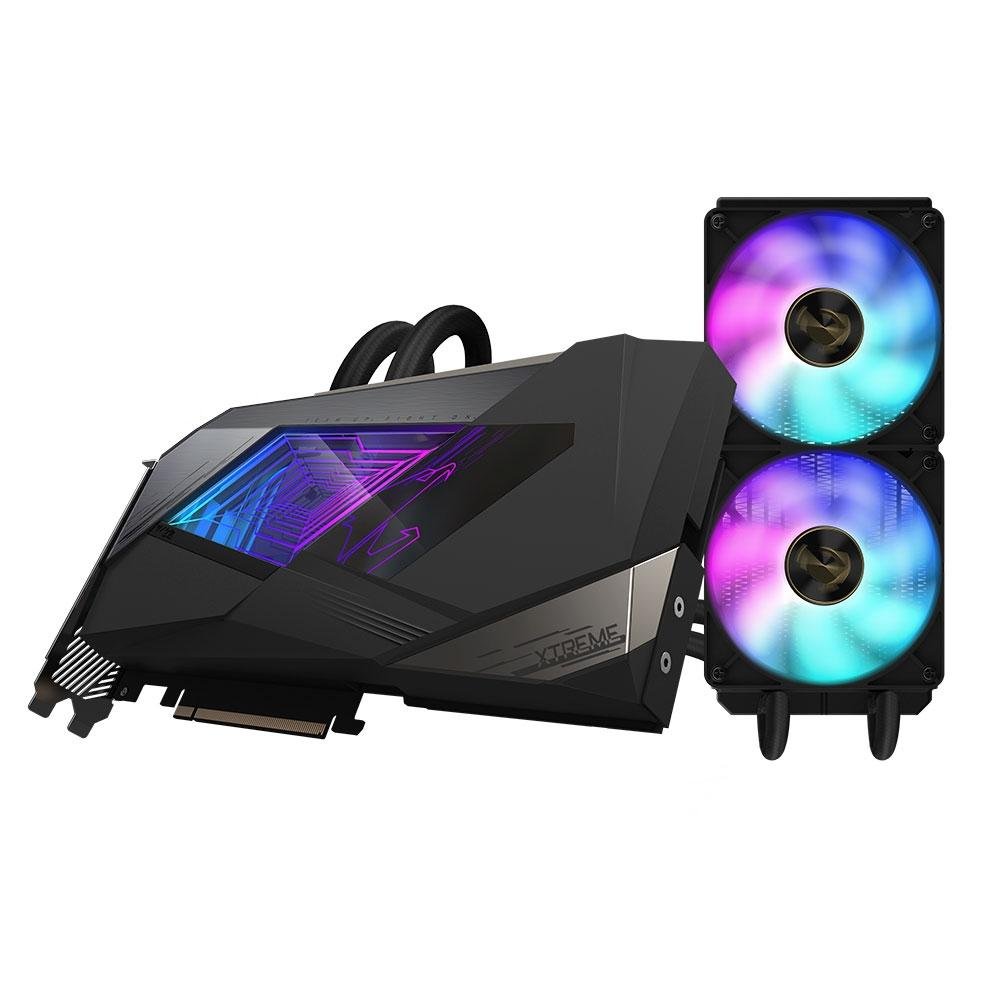 Placa de Vídeo RTX 3090 Xtreme Waterforce Gigabyte Aorus NVIDIA