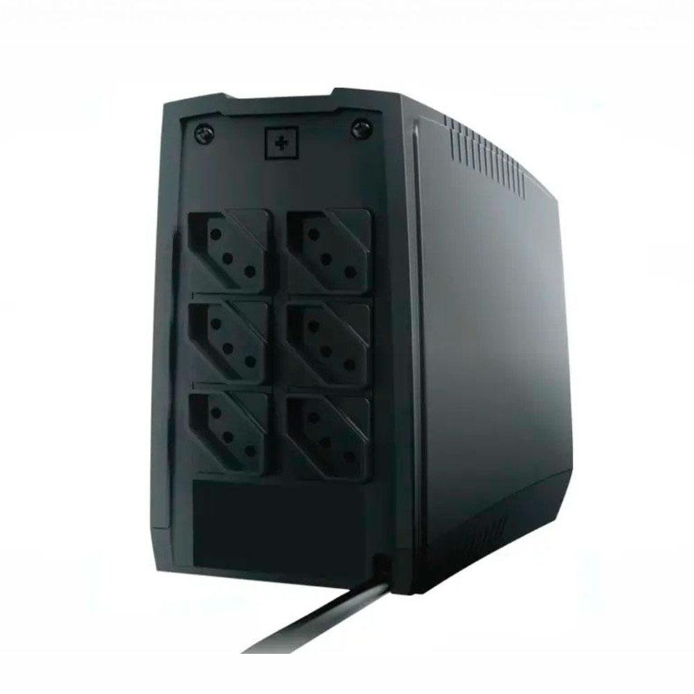 Nobreak TS Shara UPS Compact XPRO Senoidal, 800VA, 1BS, Bivolt, 6 Tomadas de Saída, 7AH, Preto - 4447 - view 2