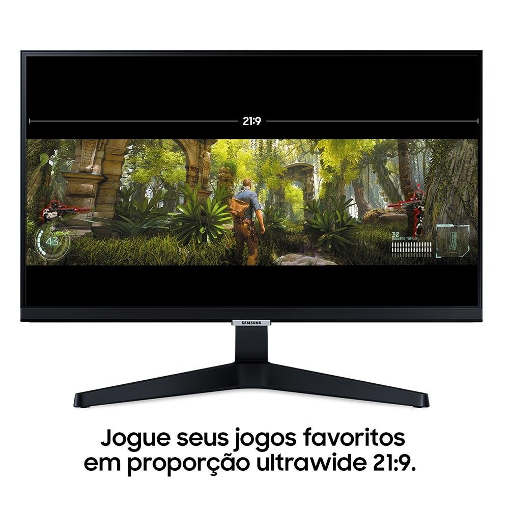 Imagem 12 de 14 do produto Monitor Smart Samsung 24 Full HD, HDMI e VESA, IPS, SmartHub, HDR, Bluetooth, Plataforma Tizen, AirPlay 2, Preto - LS24AM506NLMZD