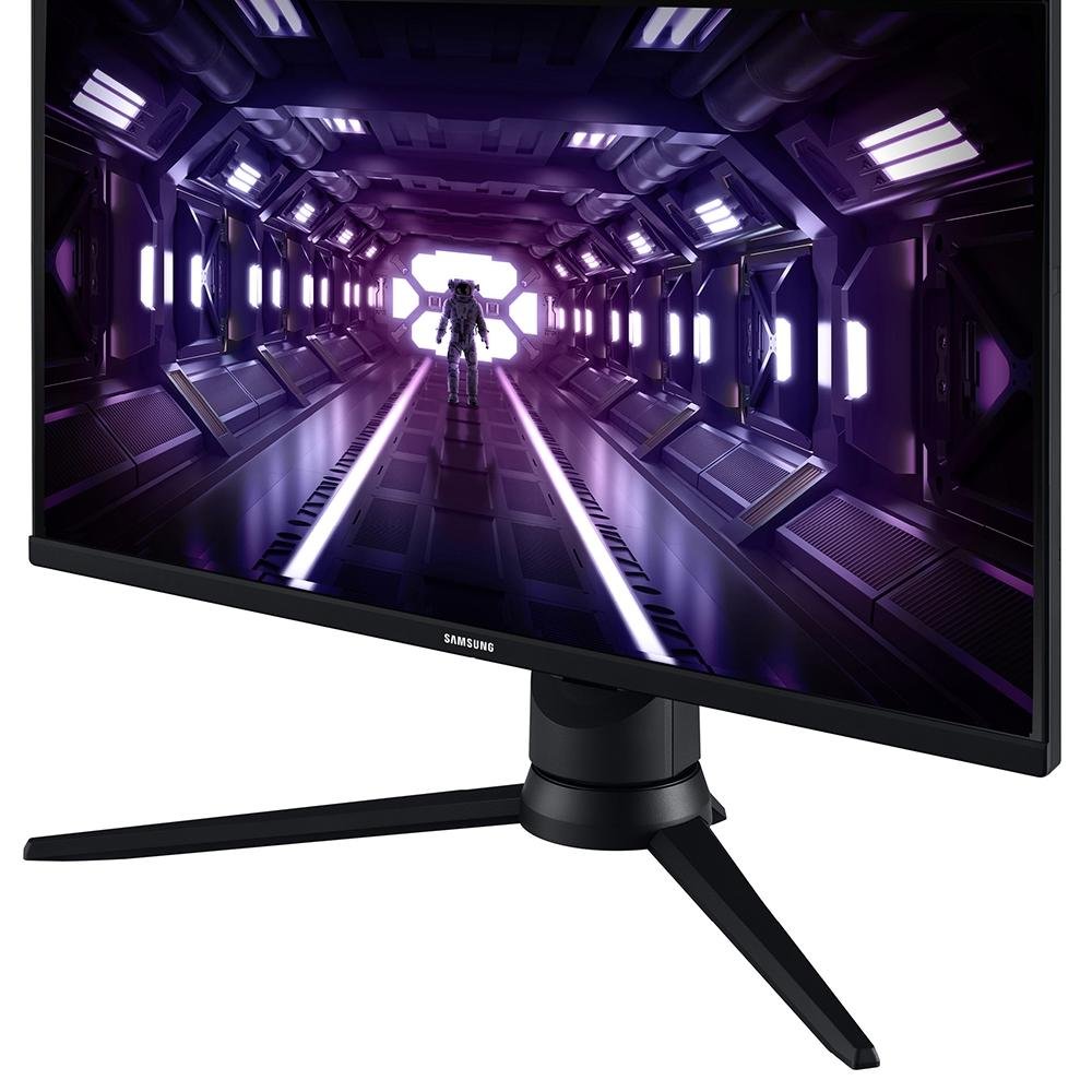 Imagem 3 de 13 do produto Monitor Gamer Samsung Odyssey G3 24" Full HD, 144Hz, 1ms, FreeSync Premium, HDMI e Displayport, Ajuste de altura, Preto - LF24G35TFWLXZD
